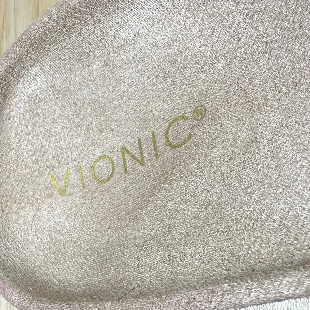 Vionic Elara Slide Sandal Rose Violet Suede Women's Size 7.5 New Without Box